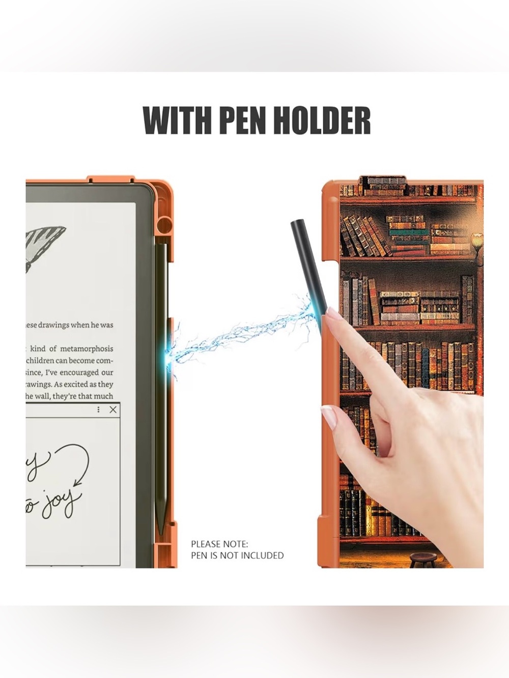 Library Design Case for Kindle - Picture 2 of 10